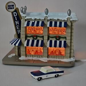 Hawthorne Village Dallas Cowboys Christmas Village- Cowboys Diner W/COA